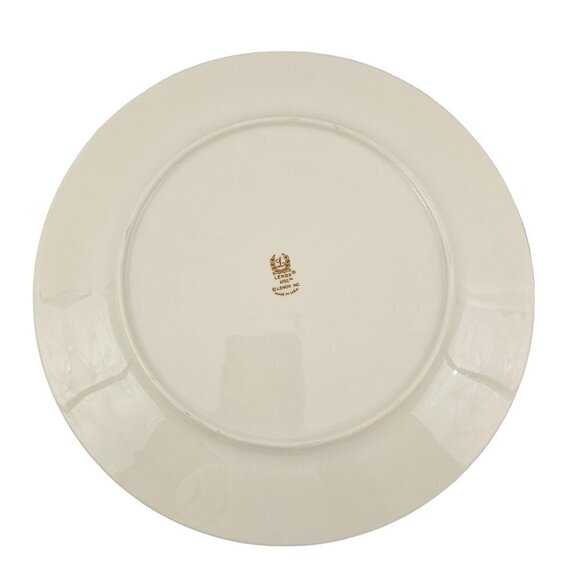 Lenox April Ivory w/ Platinum Floral On Trim 10 7/8” Dinner Plates - Set of 3 - Picture 15 of 16
